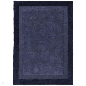 Stacked Border Evening Blue Rug-Origins-Rug Love - The Most Loved Rug Store